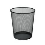5 Star Lightweight Mesh Waste Bin Sturdy Scratch Resistant 20 Litre 305x345mm Black 288013