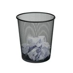 5 Star Lightweight Mesh Waste Bin Sturdy Scratch Resistant 20 Litre 305x345mm Black 288013