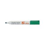 5 Star Drywipe Marker Bullet Tip Xylene/Toluene-free 3mm Line Green (Pack of 12) 296158