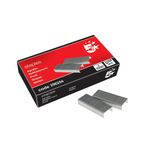 5 Star Staples Galvanised Steel Wire with a Chiselled Point 26/6 (Pack of 5000) 296204