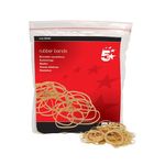 5 Star Rubber Bands No16 63x1.5mm Approx 2000 Bands 454g Bag 296360