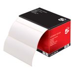 5 Star Address Labels on Continuous Roll 89x36mm (Pack of 250) 296735