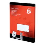 5 Star Multipurpose Labels Laser Copier Inkjet 99.1x38.1mm White (Pack of 1400) 296794