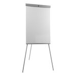 5 Star Flipchart Easel with Telescopic Legs for A1 and Euro Pads 700x82x1900mm Grey Trim 296964
