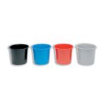 5 Star Waste Bin Polypropylene 14 Litre 304x254mm Black 330860