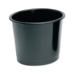 5 Star Waste Bin Polypropylene 14 Litre 304x254mm Black 330860