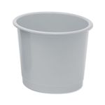 5 Star Waste Bin Polypropylene 14 Litre 304x254mm Grey 330895
