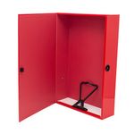 5 Star Box File Foolscap Red (Pack of 5) 332845