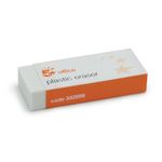 5 Star Plastic Eraser with Paper Sleeve 60x21x12mm (Pack of 10) 332896