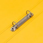 5 Star 2O-Ring Binder A4 Polypropylene Yellow (Pack of 10) 340328