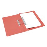 5 Star Transfer Spring File Foolscap Mediumweight 285gsm Capacity 38mm Red (Pack of 50) 35653X