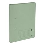 5 Star Transfer Spring File Foolscap Mediumweight 285gsm Capacity 38mm Green (Pack of 50) 356580