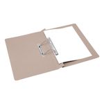 5 Star Transfer Spring File Foolscap Mediumweight 285gsm Capacity 38mm Buff (Pack of 50) 356599