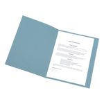 5 Star Recycled Square Cut Folder A4 250gsm Blue (Pack of 100) 394283