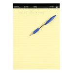5 Star Executive Headbound Pad Ruled Perforated 65gsm 100 Page A4 Yellow (Pack of 10) 39687X