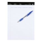 5 Star Executive Headbound Pad Ruled Perforated 60gsm 100 Page A4 White (Pack of 10) 396888