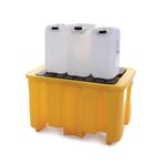 5 Star Spill Pallet for 1x 205L Drum Yellow FS420530