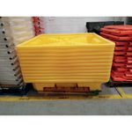 5 Star Nestable Drum Sump Pallet for 4x 205L Drums Yellow FS421110