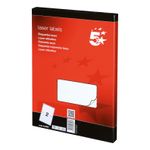 5 Star Multipurpose Labels Laser Copier and Inkjet 199.6x143.5mm White (Pack of 200) 423865