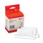 5 Star Plastic Tabs for Suspension File Clear (Pack of 50) 504595