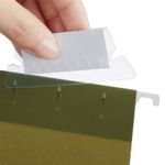 5 Star Plastic Tabs for Suspension File Clear (Pack of 50) 504595