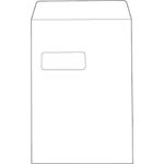 5 Star C4 Window Pocket Envelope Press Seal 100gsm 324x229mm White (Pack of 250) 553274