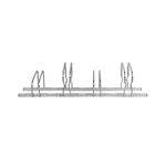 City Multi-Flex Bicycle Rack 4 Cycle Capacity FS603777
