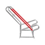City Hybrid Bicycle Rack 2 Cycle Capacity FS604897