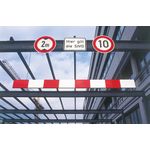Traffic-Line Height Restriction Bar 3000mm Red/Wht FS606341