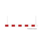 Traffic-Line Height Restriction Bar 5000mm Red/Wht FS606433