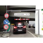Traffic-Line Height Restrictor Plastic Bar 1000mm Red/Wht FS606693