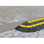 Traffic-Line Heavy Duty Kerb Ramp End 360x360x150mm Ylw/Blk FS606969