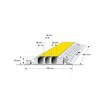 Traffic-Line Cable/Hose Protection Ramp Large 960x600 Ylw/Blk FS607041