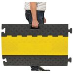 Traffic-Line Cable Protection Ramp Medium 930x500mm Ylw/Blk FS607454