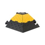 Traffic-Line Cable Protect Ramp Med Left Angle Sec Ylw/Blk FS607492