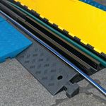 Traffic-Line Wheelchair Ramp Large 744x880x75 Blue/Ylw FS607591