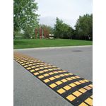 SafeRide Speed Reduct Hump End Section Female 450x50 Ylw/Blk FS607720