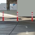 Traffic-Line FlexBack Traffic Posts 760x200mm Red/Wht FS608123