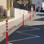 Traffic-Line FlexBack Traffic Posts 1000x200mm Red/Wht FS608161