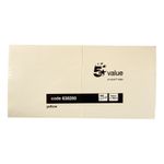 5 Star Re-move Sticky Notes Repositionable 76x76mm Yellow (Pack of 12) 638280