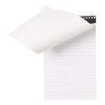 5 Star Spiral Shorthand Notebook Ruled 60gsm 160 Page 127x200mm Black/White (Pack of 10) 638671