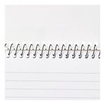 5 Star Spiral Shorthand Notebook Ruled 60gsm 160 Page 127x200mm Black/White (Pack of 10) 638671
