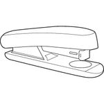 5 Star Half Strip Stapler Capacity 20 Sheets Plastic Top and Base Black 638841
