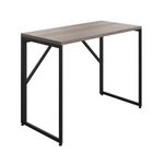 5 Star Lova Folding Rectangular Desk Grey Oak/Black FS646385