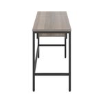 5 Star Varo Rectangular Desk with 2 Drawers Grey Oak/Black FS646637