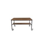 5 Star Mobile Workstation with Undershelf 1500x600x860mm FS647221
