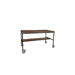 5 Star Mobile Workstation with Undershelf 1500x600x860mm FS647221
