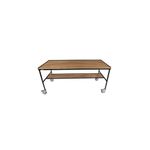5 Star Mobile Workstation with Undershelf 1800x600x860mm FS647283