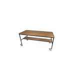 5 Star Mobile Workstation with Undershelf 1800x600x860mm FS647283