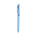 5 Star 4 Colour Peer Marking Ballpoint Pen Blue Barrel Black/Purple/Green/Pink (Pack of 12) FS667984
